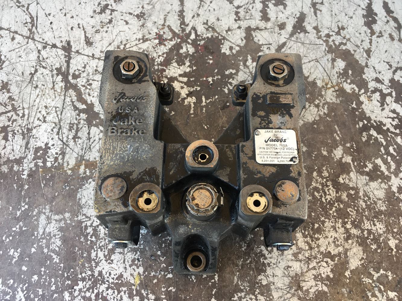 USED JAKE BRAKE BY JACOBS MODEL 760A FOR DETROIT ENGINE