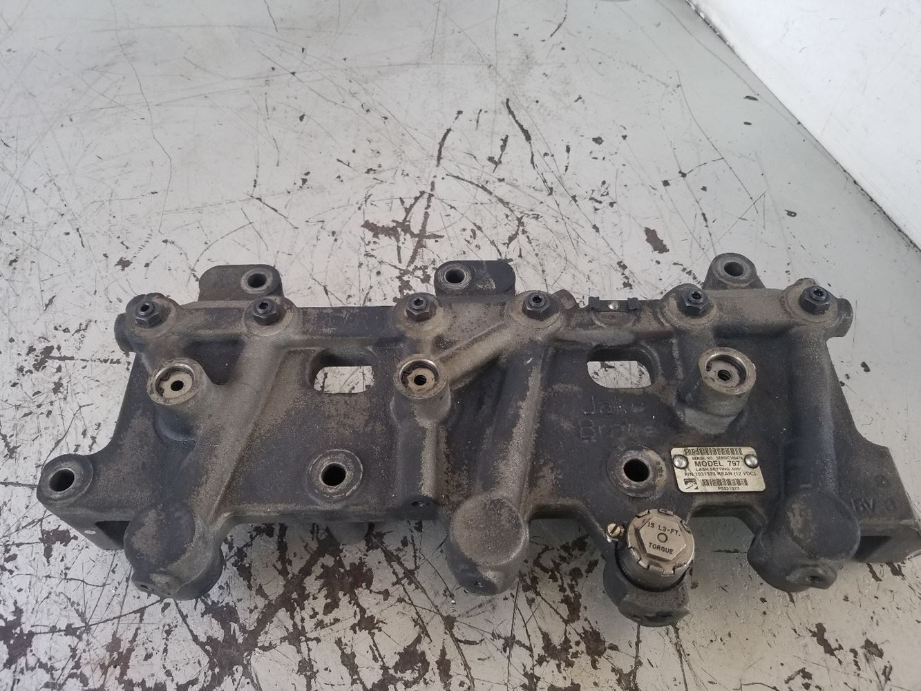 USED DETROIT SERIES 60 14L REAR JAKE BRAKE P/N 1031323 MODEL 797