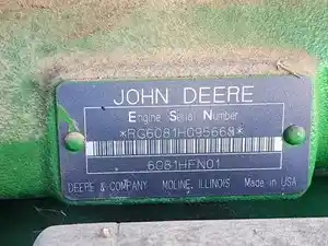 Used JOHN DEERE 6081 Engine Assy (Stock #541365)) Part Image