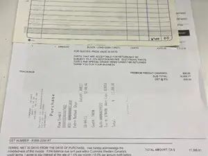 Used 2018 Cummins ISB Engine Assy (Stock #60159)) Part Image