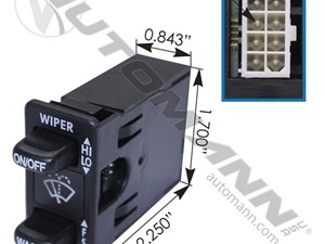 New Aftermarket 2000-2017 Freightliner Turn Signal Switch (Stock #663-10076)) Part Image