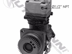 New Aftermarket Bendix BA921 Air Compressor (Stock #554-10384)) Part Image