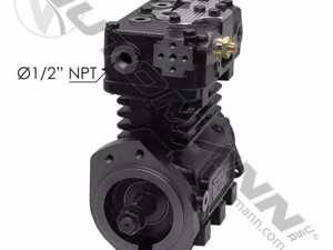 New Aftermarket Bendix TF550 Air Compressor (Stock #554-10383)) Part Image