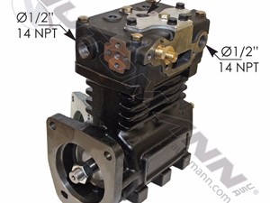 New Aftermarket Bendix TF750 Air Compressor (Stock #554-10377)) Part Image