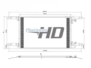 New Aftermarket 1997-2003 Freightliner FLC112 A/C Condenser (Stock #802-12335)) Part Image