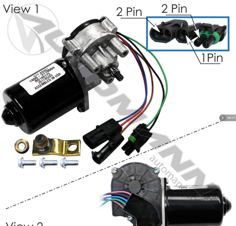 Freightliner FLD120 (Stock 62310133) Wiper Motors TPI