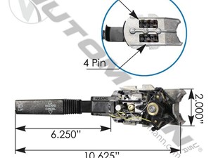 New Aftermarket Freightliner Turn Signal Switch (Stock #663-10056)) Part Image