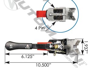 New Aftermarket Freightliner Turn Signal Switch (Stock #663-10059)) Part Image