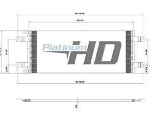 New Aftermarket 2007-2011 Peterbilt 330 A/C Condenser (Stock #802-12617)) Part Image