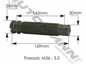 New Aftermarket Volvo Spring, Front Leaf Hanger (Stock #632-14745)) Part Image