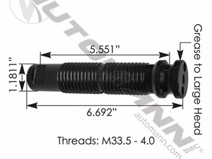 New Aftermarket Volvo Spring, Front Leaf Hanger (Stock #632-14756)) Part Image