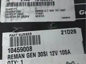 New MACK Alternator (Stock #592933)) Part Image