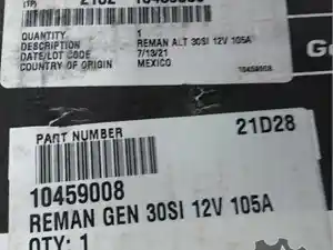 New MACK Alternator (Stock #570906)) Part Image