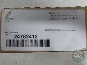 New Injector (Stock #24782413)) Part Image
