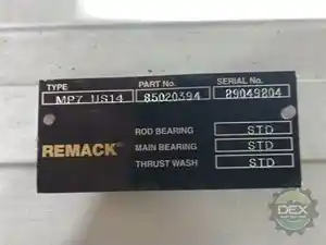 New MACK Engine Assy (Stock #85020394)) Part Image