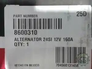 New VOLVO Alternator (Stock #85106374)) Part Image