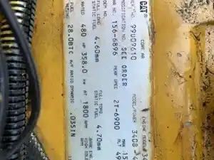Used Caterpillar 3408 Engine Assy (Stock #68788)) Part Image