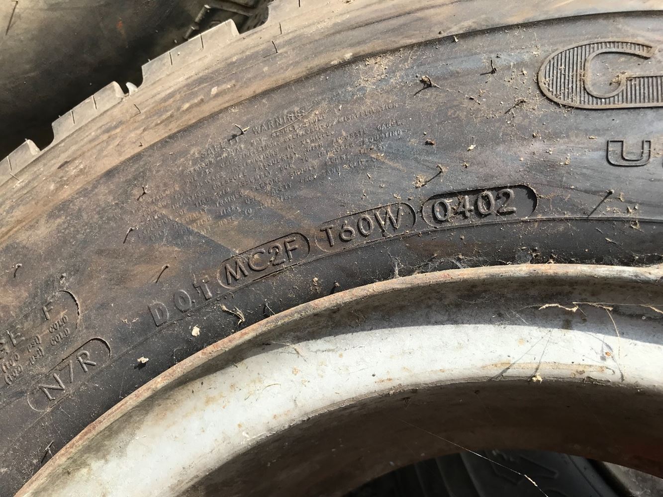 New 9.00R20 Good Year Tire for sale Freehold New Jersey United States Tires TPI TPI