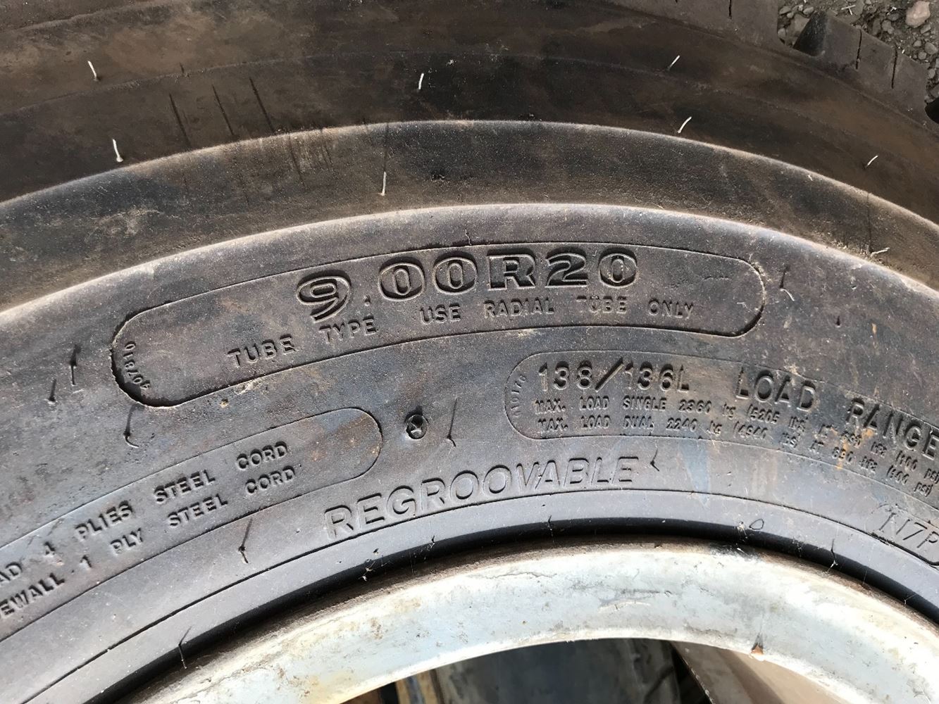 New 9.00R20 Good Year Tire for sale Freehold New Jersey United States Tires TPI TPI