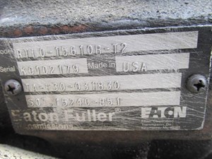 Used 2001 FULLER RTLO15610BT2 Transmission Assy (Stock #71435)) Part Image