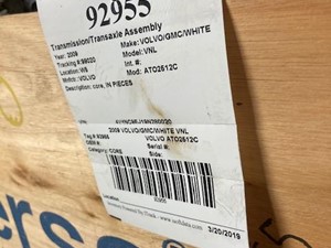 Used 2009 VOLVO ATO2512C Transmission Assy (Stock #92955)) Part Image