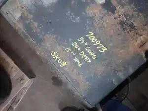 Used 2005 ISUZU FTR Fuel Tank (Stock #108038)) Part Image