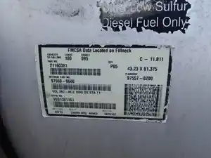 Used 2014 MACK CXU613 Fuel Tank (Stock #104860)) Part Image