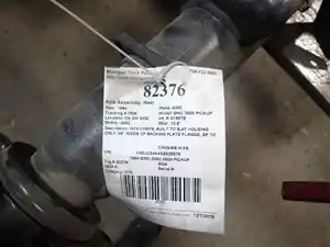 Used 1994 GMC 10.5" Axle, Complete Rear (Stock #82376)) Part Image