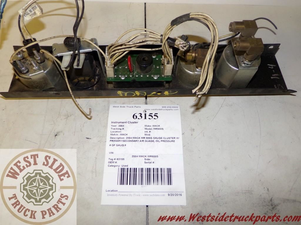 2004 MACK MR688S (Stock #63155) | Instrument Cluster | TPI