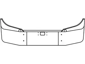 New 2018 Freightliner Cascadia 116 Bumper (Stock #COJ001017ZV6)) Part Image