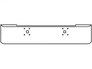 New 1996 International 9900 Bumper (Stock #EN001006)) Part Image
