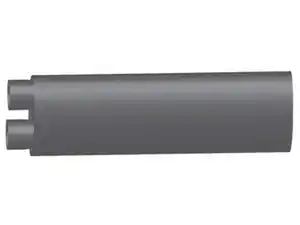 New 1998 Kenworth T800 AeroCab Muffler (Stock #29-080204)) Part Image
