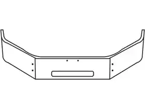New 2011 Peterbilt 348 Bumper (Stock #HT001016)) Part Image