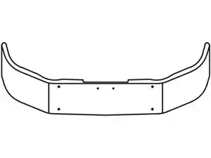 New 2024 Peterbilt 348 Bumper (Stock #HOE000018)) Part Image