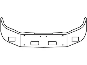 New 2024 Peterbilt 348 Bumper (Stock #HOE201018)) Part Image