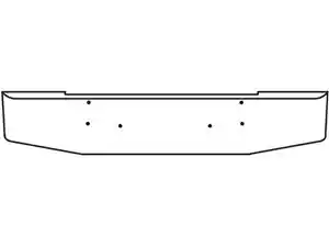 New 2001 Peterbilt 362 Bumper (Stock #HK000002)) Part Image