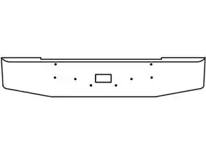 New 2001 Peterbilt 362 Bumper (Stock #HK001002)) Part Image