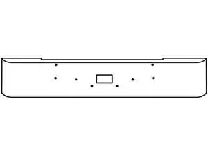 New 2001 Peterbilt 362 Bumper (Stock #HK001006)) Part Image