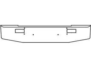 New 2001 Peterbilt 362 Bumper (Stock #HK010002)) Part Image