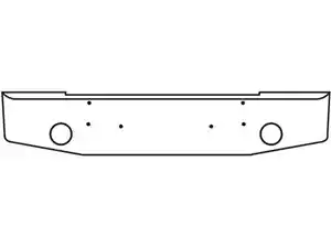 New 2001 Peterbilt 362 Bumper (Stock #HK100002)) Part Image