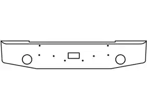 New 2001 Peterbilt 362 Bumper (Stock #HK101002)) Part Image