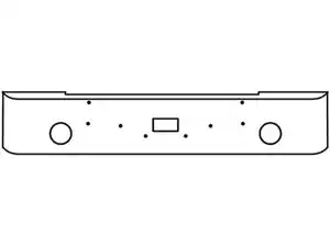 New 2001 Peterbilt 362 Bumper (Stock #HK101006)) Part Image