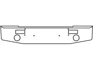 New 2001 Peterbilt 362 Bumper (Stock #HK110002)) Part Image