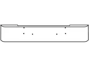 New 2001 Peterbilt 362 Bumper (Stock #HK000006)) Part Image