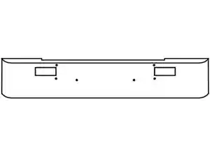 New 2001 Peterbilt 362 Bumper (Stock #HK010006)) Part Image