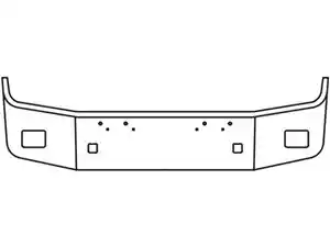New 2013 Peterbilt 367 Bumper (Stock #HX201016)) Part Image