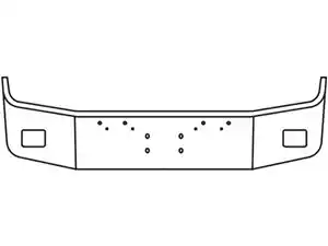 New 2013 Peterbilt 367 Bumper (Stock #HX209016)) Part Image