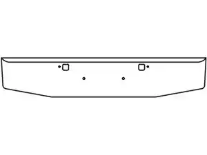 New 2024 Peterbilt 589 Bumper (Stock #HV001001)) Part Image