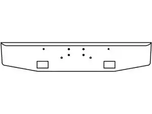 New 2024 Peterbilt 589 Bumper (Stock #HV209001)) Part Image