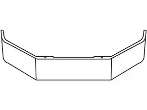 New 2006 Sterling Acterra 5500 Bumper (Stock #NB000018)) Part Image